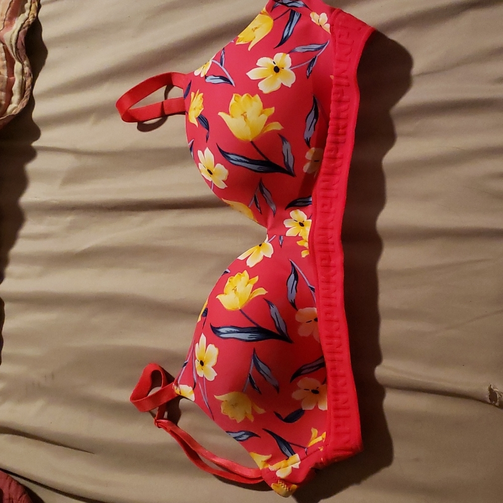 Floral bra